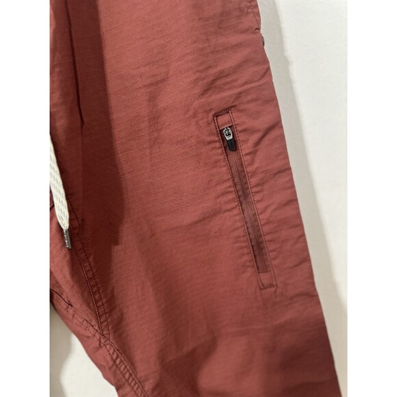 Vuori Men’s Ripstop Climber Drawstring Pants Med Terra Orange Pockets Outdoors - Picture 6 of 9